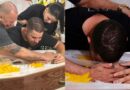 Velório marcado por emoção: homem dá último adeus a esposa e filha que morreram em acidente em Manaus