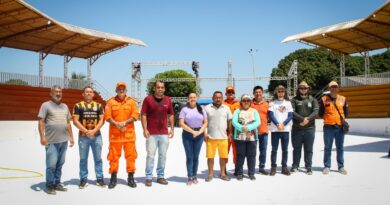 VISITA TÉCNICA Prefeitura de Parintins monta grandiosa estrutura para realizar o maior Festival do Mocambo