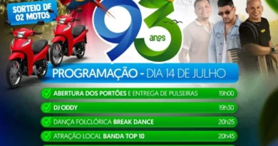 FESTA SEM PAUSA | Quarta noite do aniversário de Manacapuru reúne ciranda, forró e o fenômeno Marcynho Sensação no Parque do Ingá