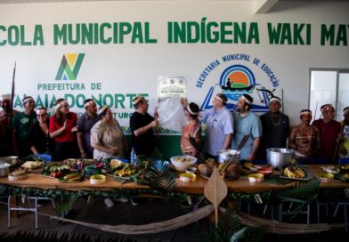 MAIOR ESCOLA NA SELVA Prefeitura de Atalaia do Norte inaugura escola em alvenaria do Vale do Javari