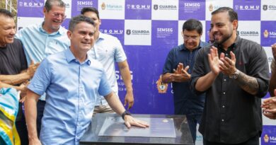 David Almeida lança pedra fundamental da primeira Academia de Formação da Guarda Municipal da Amazônia