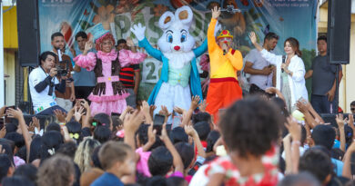 Prefeitura de Manaus realiza chegada do Coelhinho da Páscoa no bairro Cidade de Deus