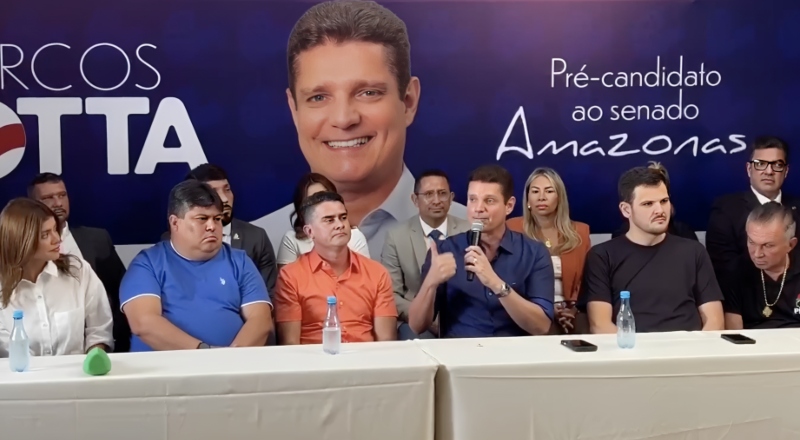 Marcos Rotta confirma pré-candidatura ao Senado em evento com lideranças políticas em Manaus