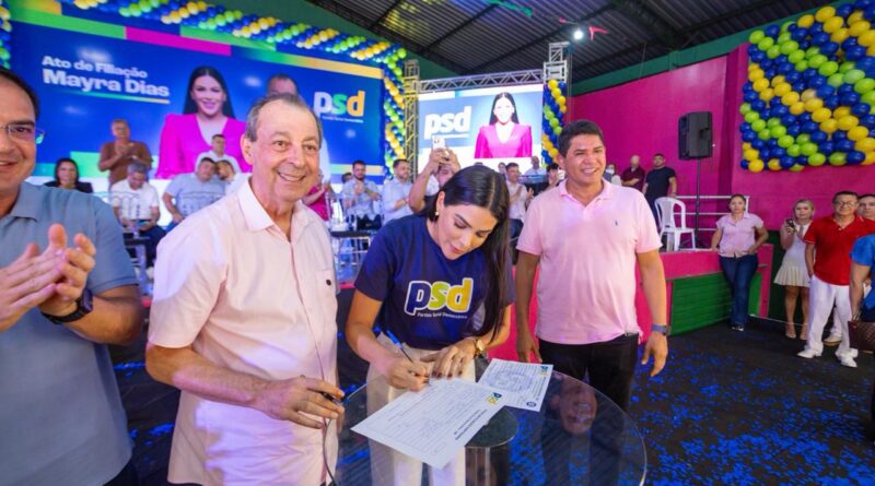 A deputada Mayra Dias chega ao Partido Social Democrático com firmeza, coragem e clareza de propósito.