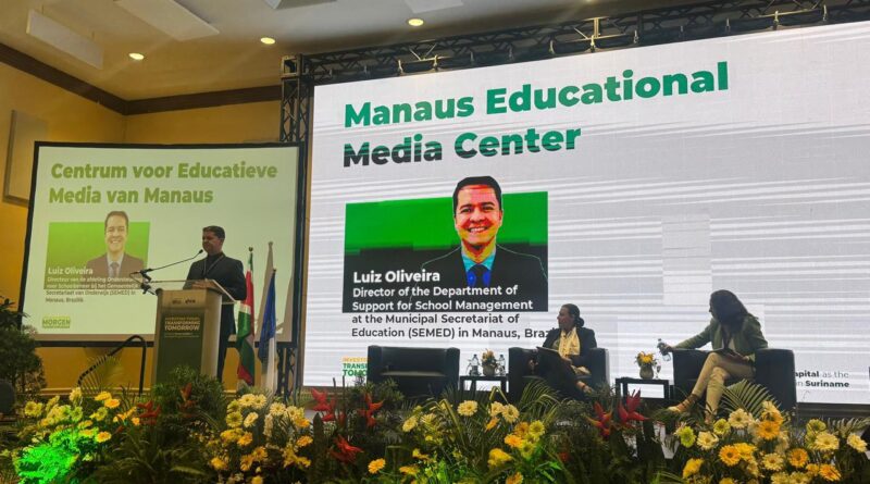 Educação da Prefeitura de Manaus é destaque em conferência internacional