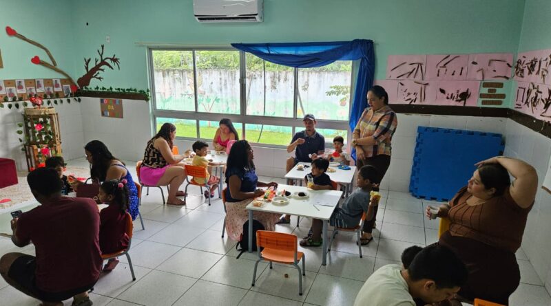 Creche municipal promove manhã de afeto e integração entre famílias e crianças em Manaus