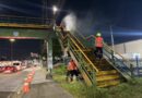 Prefeitura de Manaus inicia revitalização da passarela da avenida Pedro Teixeira em mais uma frente de obras noturnas