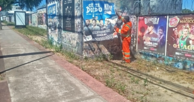 Prefeitura intensifica combate à poluição visual com retirada de publicidade irregular em avenidas de Manaus