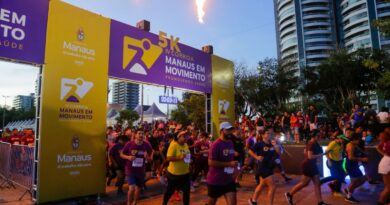 ‘Manaus em Movimento’ ganha impulso com ‘Sabadão da Saúde’ e corrida kids no mirante Lúcia Almeida