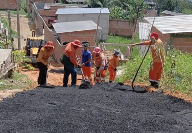 Prefeitura de Manaus transforma rua com solo natural a partir de obra de pavimentação no bairro Nova Cidade