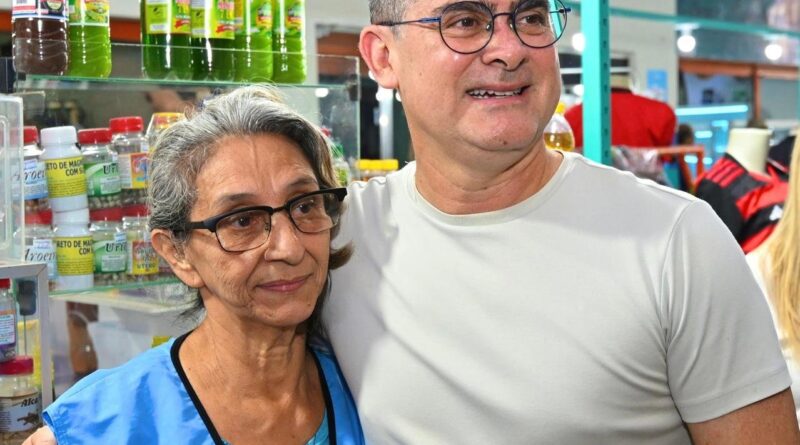 David Almeida visita feiras e defende valorização do produtor rural no Amazonas