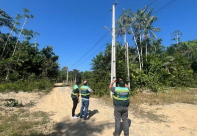 Ageman fiscaliza ampliação da iluminação pública no ramal Bom Jesus