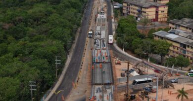 Prefeitura de Manaus avança na construção do complexo viário ‘Passarão’ com concretagem de duas estruturas