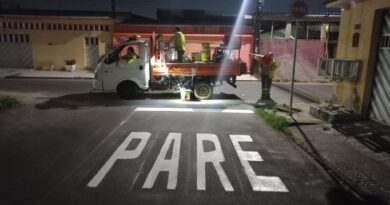 Prefeitura de Manaus amplia sinalização viária em bairros e grandes corredores para reforçar segurança no trânsito
