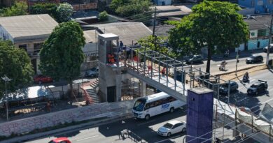 Prefeitura de Manaus conclui 65% das obras da passarela Santos Dumont