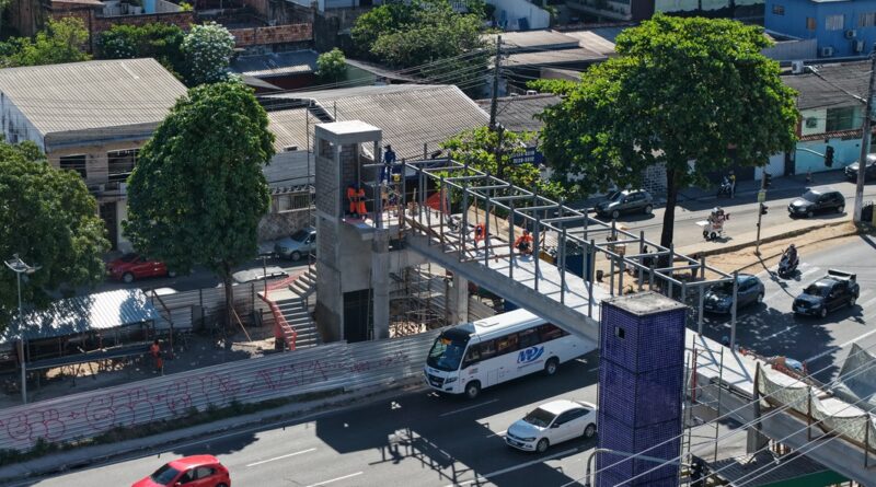 Prefeitura de Manaus conclui 65% das obras da passarela Santos Dumont