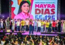 Mais de 40 mil pessoas lotam as ruas de Parintins em lançamento da candidatura de Mayra Dias