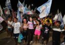 Mayra Dias mira comunidades de Parintins na reta final