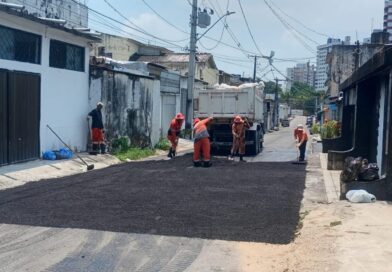 Prefeitura de Manaus conclui serviço de infraestrutura na rua Wilson de Castro e melhora circulação no Parque 10