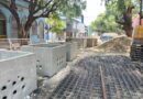 Obra da ‘Rua Gastronômica’ da Prefeitura de Manaus avança com infraestrutura subterrânea e preparação para novas calçadas