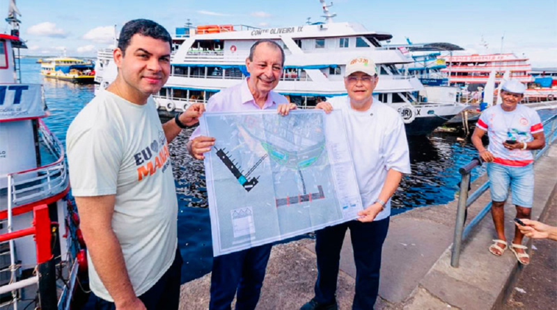 Com articulação de Omar Aziz, Manaus Moderna ganha início das obras do novo porto
