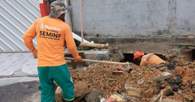 Prefeitura de Manaus recupera drenagem profunda no bairro Compensa 2 e melhora infraestrutura da via
