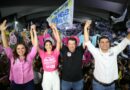 Mayra Dias encerra campanha em Manaus ao lado de Saullo, Braga e Alessandra com mais de 15 mil pessoas
