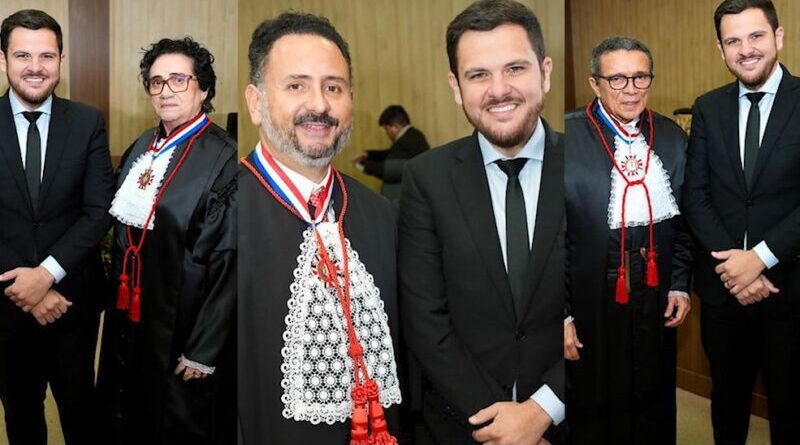 Renato Junior prestigia posse de novos desembargadores