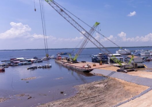 Braga destaca atuação com Aziz no início das obras do porto da Manaus Moderna